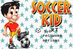 Soccer Kid Title Screen
